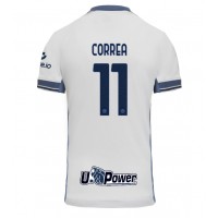 Echipament fotbal Inter Milan Joaquin Correa #11 Tricou Deplasare 2024-25 maneca scurta